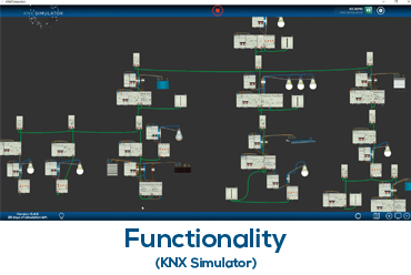KNX Simulator functionality